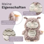 Steiff Kuscheltier Ollie Eule, Süßes Stofftier, , Mädchen & Babys ab 0 Monaten, Friends, Plüschtier 23 cm, Beige – Bild 5