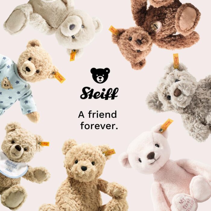 Steiff Kuscheltier Ollie Eule, Süßes Stofftier, , Mädchen & Babys ab 0 Monaten, Friends, Plüschtier 23 cm, Beige – Bild 4