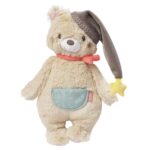 Fehn Kuscheltier Bär Bruno – Weicher Teddybär für Neugeborene als Einschlafhilfe - Stofftier zum , Fühlen