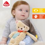 Fehn Kuscheltier Bär Bruno – Weicher Teddybär für Neugeborene als Einschlafhilfe - Stofftier zum , Fühlen – Bild 6